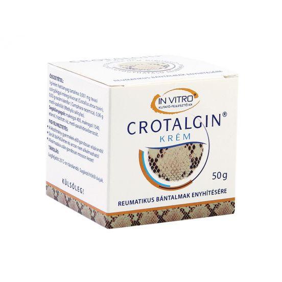  IN VITRO CROTALGIN KRÉM 50G IN VITRO CROTALGIN KRÉM 50G