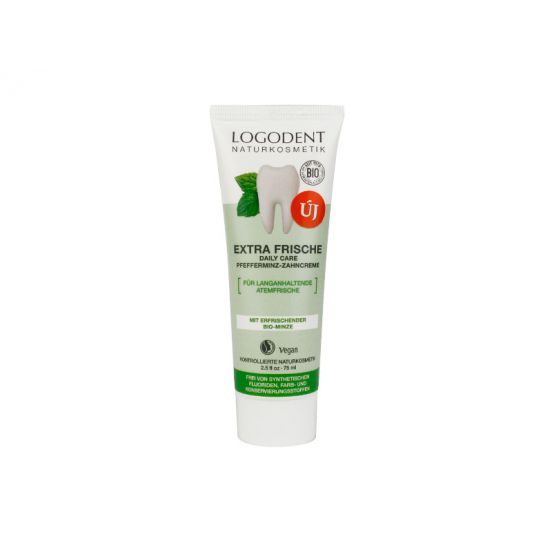  LOGODENT EXTRA FRISCHE DAILY CARE FOGKRÉM BORSMENTÁVAL 75ML LOGODENT EXTRA FRISCHE DAILY CARE FOGKRÉM BORSMENTÁVAL 75ML