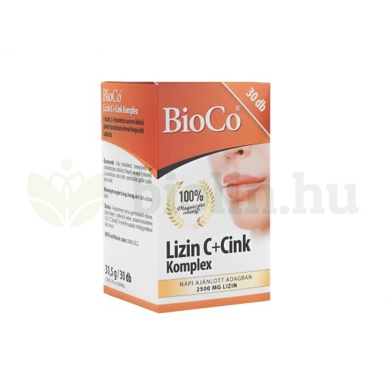  BIOCO LIZIN C+CINK KOMPLEX 30DB BIOCO LIZIN C+CINK KOMPLEX 30DB